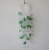 Copis and Glass Drop - Green and White Glass