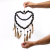 Large Bead Heart Mobil 33x23cm