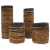 Banana Leaf Set - 2 Vase and 2 Bins