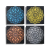 Set of 4 Mandala Brocade Detail 30x30cm
