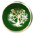 Tree of Life Singing Bowl Set- Green 10.7cm