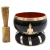Buddha Singing Bowl Set- Black Orange 10.7cm