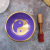 Lrg Yin and Yang Singing Bowl Set- White Purple 14cm