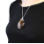 Swirl Wrapped Gemstone Necklace - Tiger Eye
