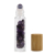 Gemstone Essential Oil Roller Bottle - Amethyst - Wooden Cap