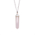 Gemstone Classic Point Pendant - Rose Quartz