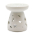Lrg Classic White Oil Burner - Moon and Star