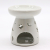 Lrg Classic White Oil Burner - Moon and Star